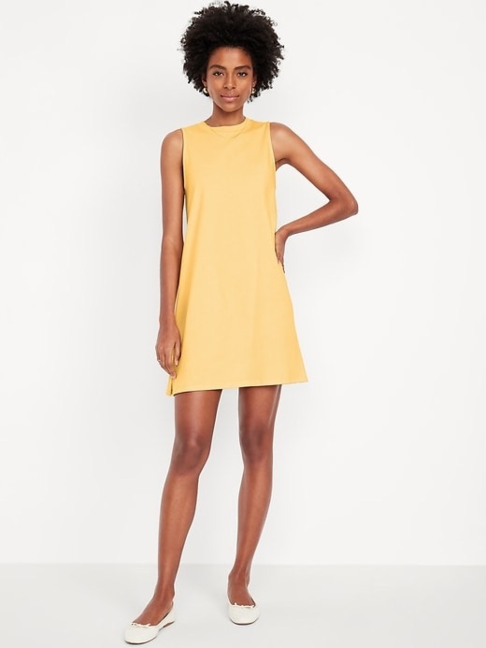 Vintage Sleeveless Mini T-Shirt Dress NWT